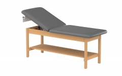 CLINIC-2 Solid Wood H-Brace Leg Support Treament Examination Tables