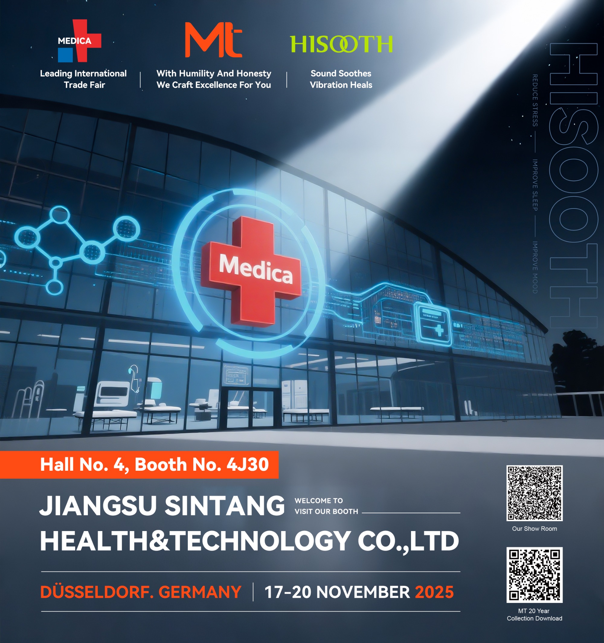 Invitation of Medica Fair in Dusseldorf, Germany