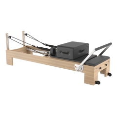 Wholesale Fixed Solid Maple Pilates Core Reformer, OEM Custom Private Label Wooden Pilates Equipment Made In China Factory