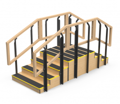 Convertible Space Saver Training Staircase | Professional Rehabilitation Stairs Manufacturer
