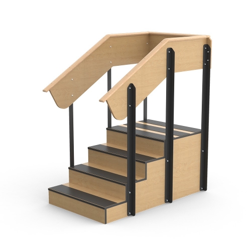One-Sided Rehabilitation Training Staircase | Physical Therapy Recovery Stair Trainer for Clinics & Home Use