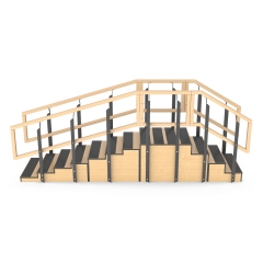 Professional Convertible Rehabilitation Training Stair, Medical Stair Trainer for Post-Surgery Mobility Recovery