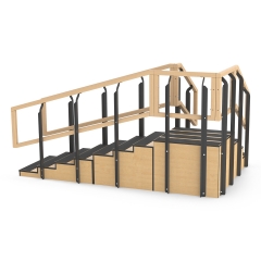 Professional Convertible Rehabilitation Training Stair, Medical Stair Trainer for Post-Surgery Mobility Recovery