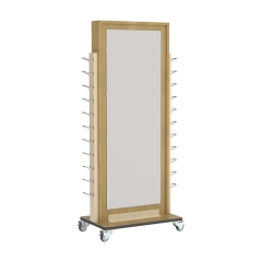 Elements Weight Rack Combo with Mirror and Casters
