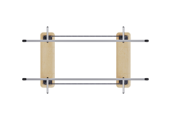 Wholesale 7 Feet Adjustable Folding Rehabilitation Parallel Bars, Clinical Physical Therapy Walking Handrails with Custom Size Support